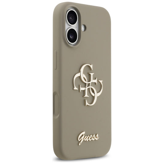 Hoes voor Apple iPhone 17, Guess, Big 4G Script, Bruin