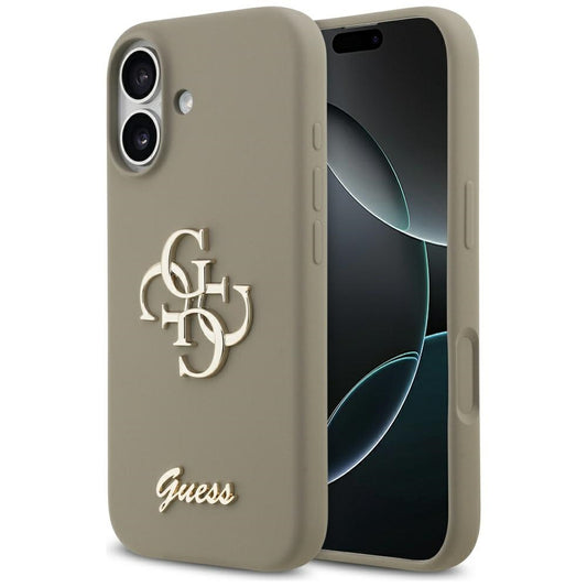 Hoes voor Apple iPhone 17, Guess, Big 4G Script, Bruin