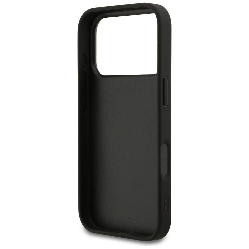 Hoes voor Apple iPhone 17 Pro, Guess, 4G Classic, Zwart