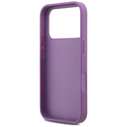 Hoes voor Apple iPhone 17 Pro, Guess, Fixed Glitter Big 4G, Paars