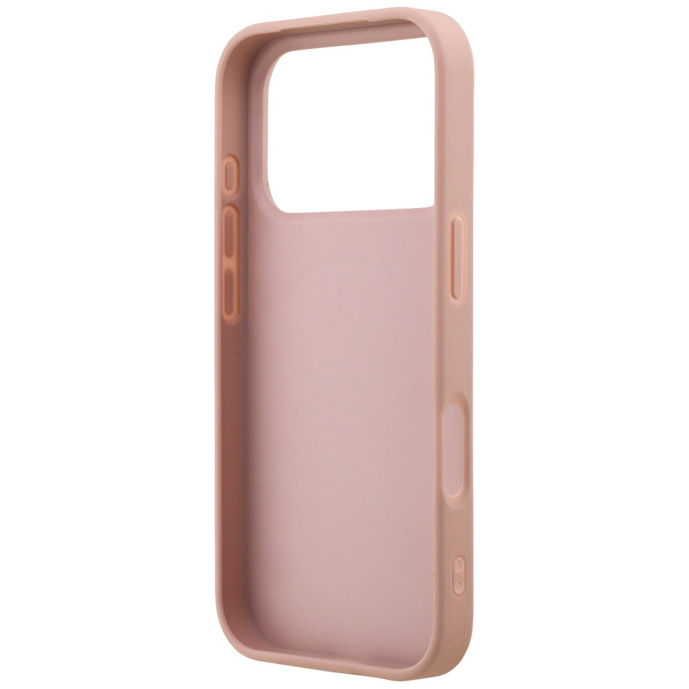 Hoes voor Apple iPhone 17 Pro, Guess, Fixed Glitter Big 4G, Roze