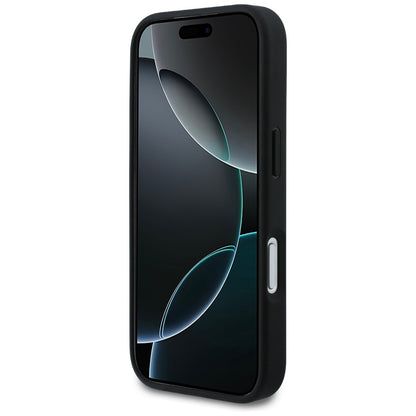 Hoes voor Apple iPhone 17 Pro, Karl Lagerfeld, Rhinestone Karl & Choupette Pins, Zwart