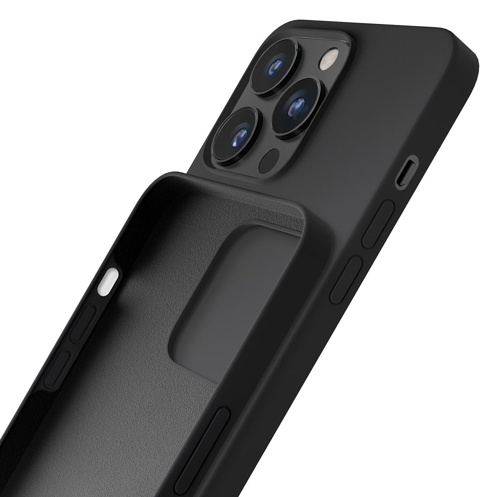 Hoes voor Apple iPhone 17 Pro Max, 3MK, Siliconen, Zwart