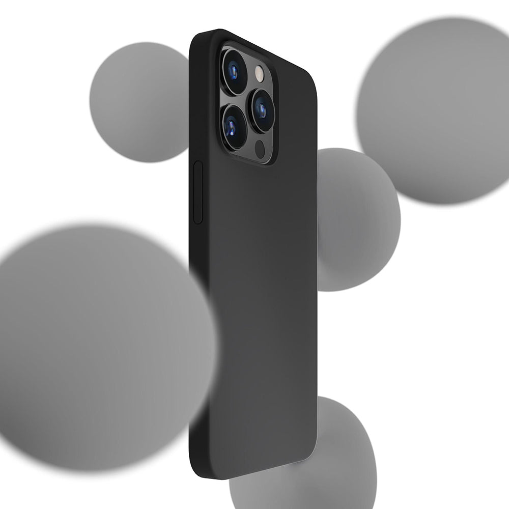 Hoes voor Apple iPhone 17 Pro Max, 3MK, Siliconen, Zwart