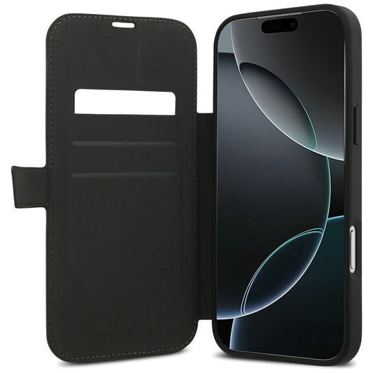 Hoes voor Apple iPhone 17 Pro Max, Guess, 4G Metal Logo, Bruin