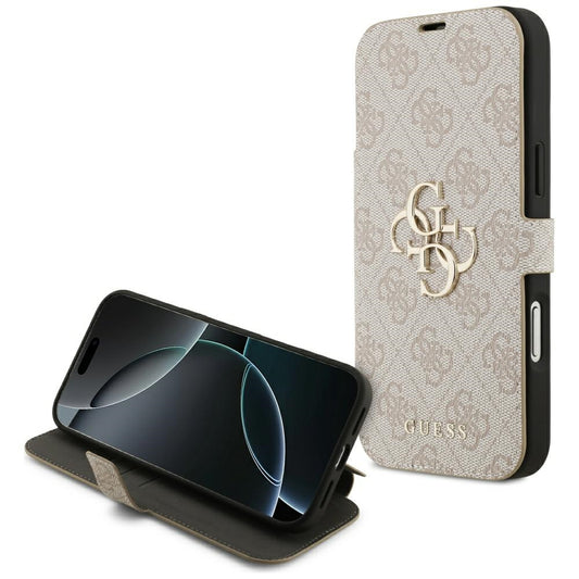 Hoes voor Apple iPhone 17 Pro Max, Guess, 4G Metal Logo, Roze