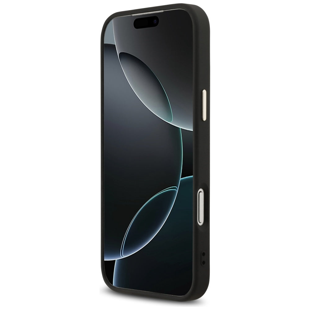 Hoes voor Apple iPhone 17 Pro Max, Guess, Big 4G Logo Classic, Zwart Goud