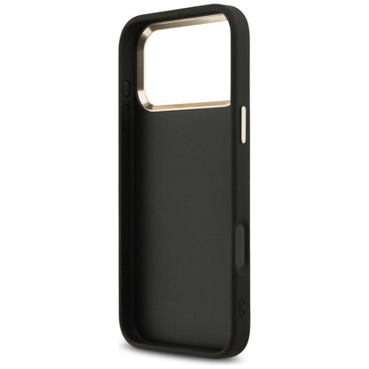 Hoes voor Apple iPhone 17 Pro Max, Guess, Big 4G Logo Classic, Zwart Goud