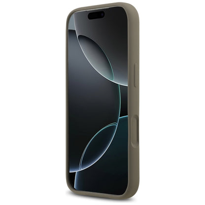 Hoes voor Apple iPhone 17 Pro Max, Guess, Big 4G Script, Bruin