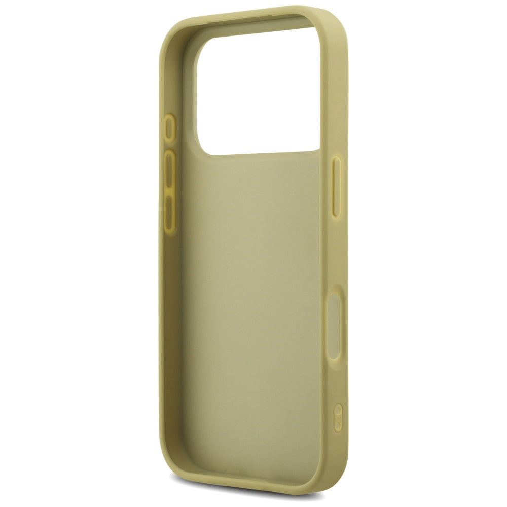 Hoes voor Apple iPhone 17 Pro Max, Guess, Fixed Glitter Big 4G, Goudkleurig