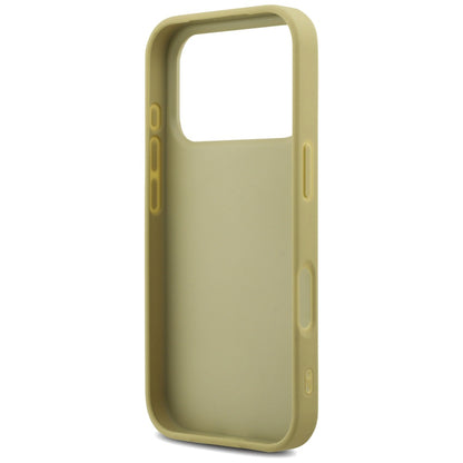 Hoes voor Apple iPhone 17 Pro Max, Guess, Fixed Glitter Big 4G, Goudkleurig