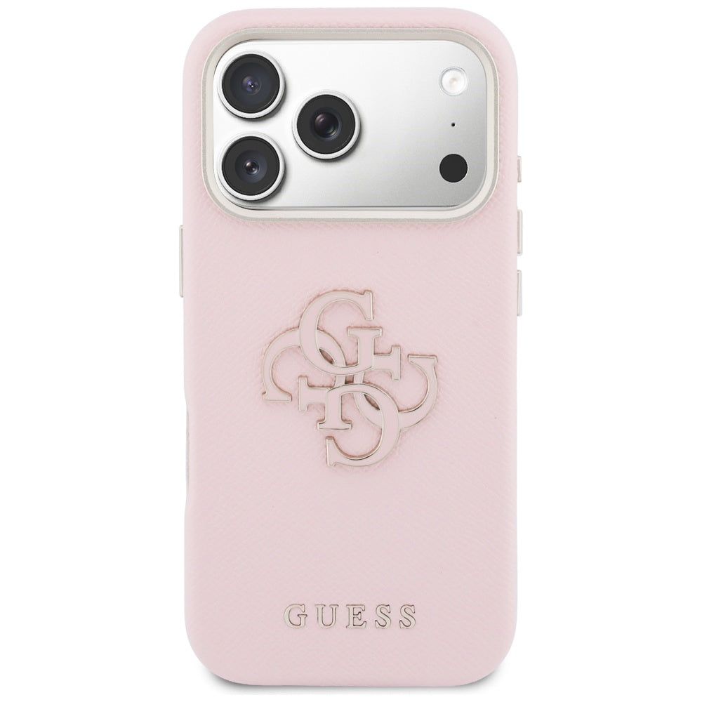 Hoesje voor Apple iPhone 17 Pro Max, Guess, Resin Logo, Roze