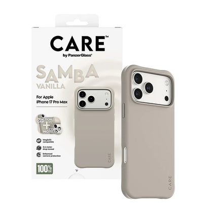 Hoes voor Apple iPhone 17 Pro Max, PanzerGlass, Care Fashionable, Beige