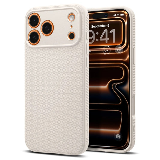 Hoes voor Apple iPhone 17 Pro Max, Spigen, Liquid Air, Beige
