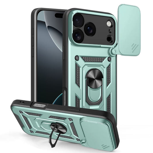 Hoes voor Apple iPhone 17 Pro Max, Techsuit, CamShield, Groen