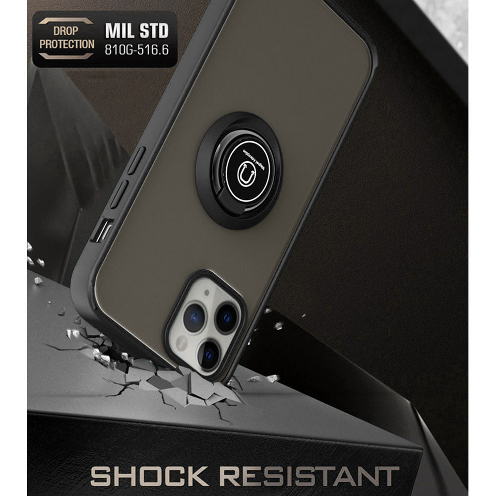 Hoes voor Apple iPhone 17 Pro Max, Techsuit, Glinth, Zwart