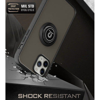 Hoes voor Apple iPhone 17 Pro Max, Techsuit, Glinth, Zwart
