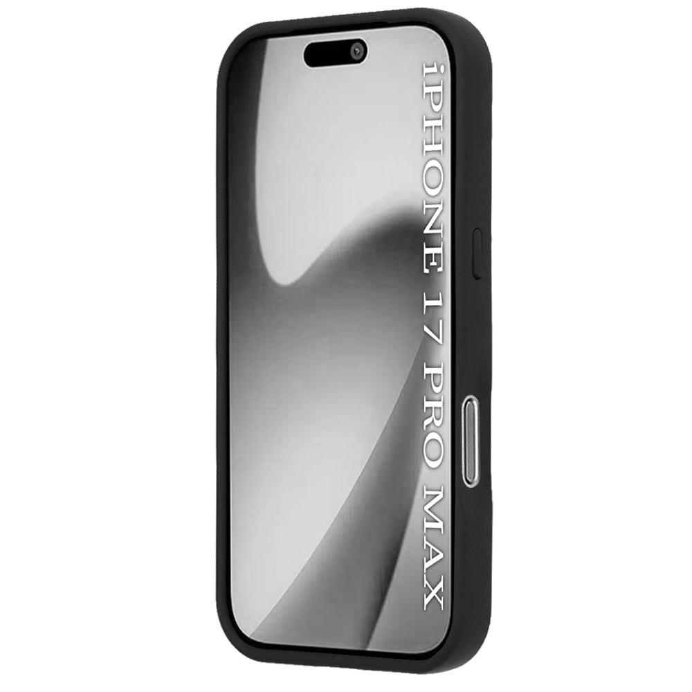 Hoes voor Apple iPhone 17 Pro Max, Techsuit, Glinth, Zwart