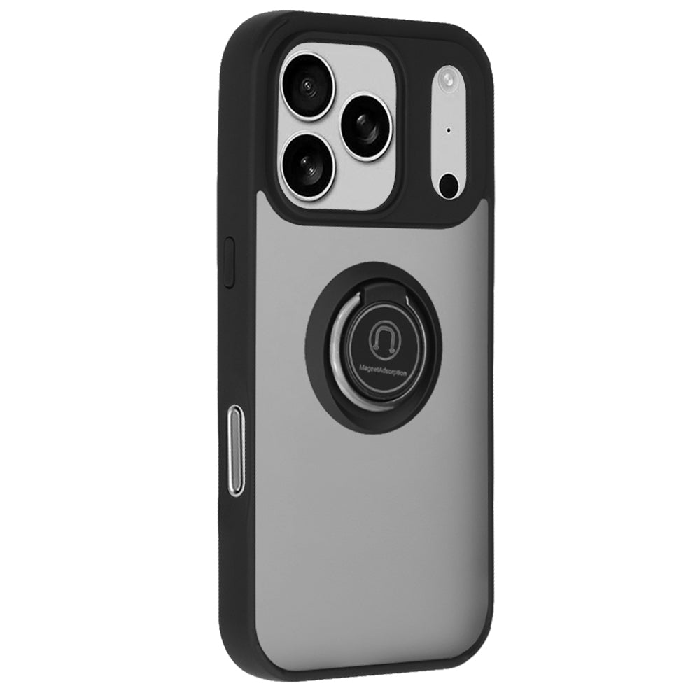 Hoes voor Apple iPhone 17 Pro Max, Techsuit, Glinth, Zwart