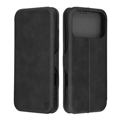 Hoes voor Apple iPhone 17 Pro Max, Techsuit, Safe Wallet Plus, Zwart