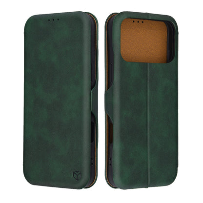 Hoes voor Apple iPhone 17 Pro Max, Techsuit, Safe Wallet Plus, Groen