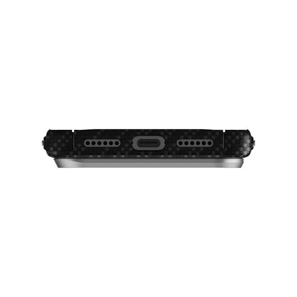 MagSafe hoesje voor Apple iPhone 17 Pro Max, UNIQ, Keva MagClick, Donkergrijs
