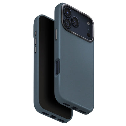 Hoes voor Apple iPhone 17 Pro Max, UNIQ, Lyden Leatherette, Blauw
