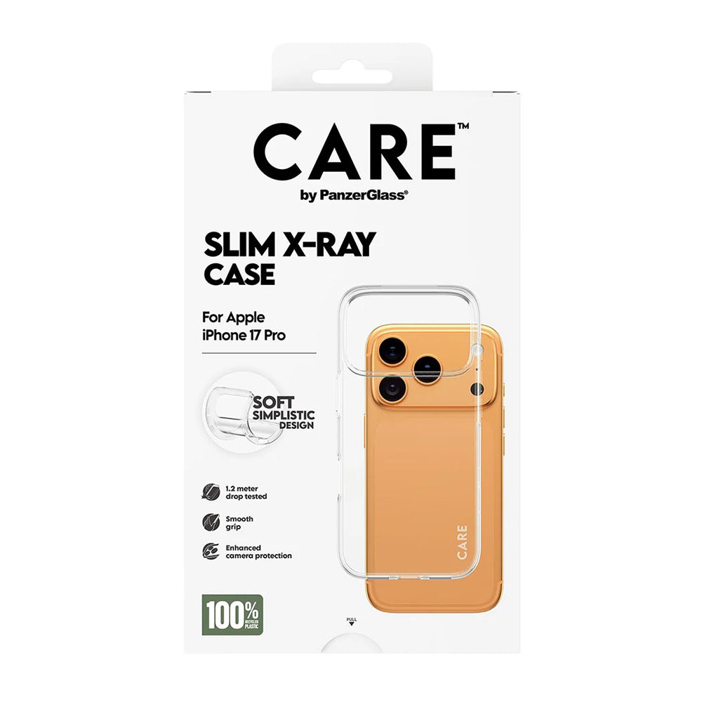 Hoes voor Apple iPhone 17 Pro, PanzerGlass, Care Fashionable X-ray, Transparant