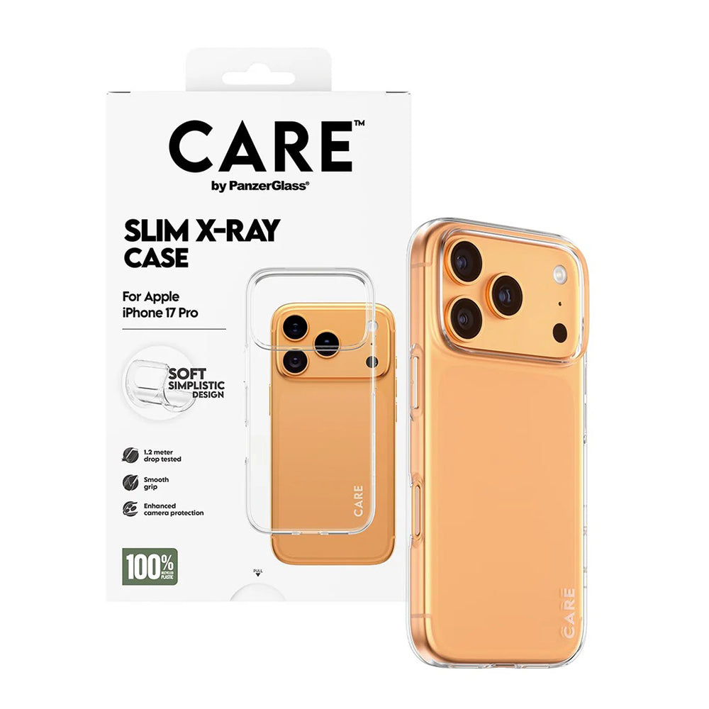 Hoes voor Apple iPhone 17 Pro, PanzerGlass, Care Fashionable X-ray, Transparant