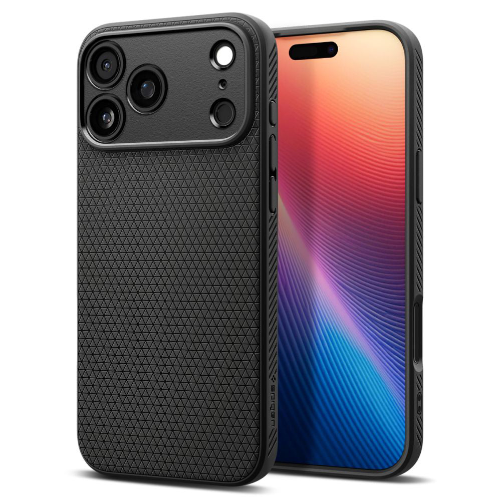 Case for Apple iPhone 17 Pro, Spigen, Liquid Air, Matte Black
