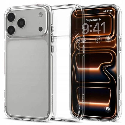 Hoes voor Apple iPhone 17 Pro, Spigen, Ultra Hybrid, Transparant