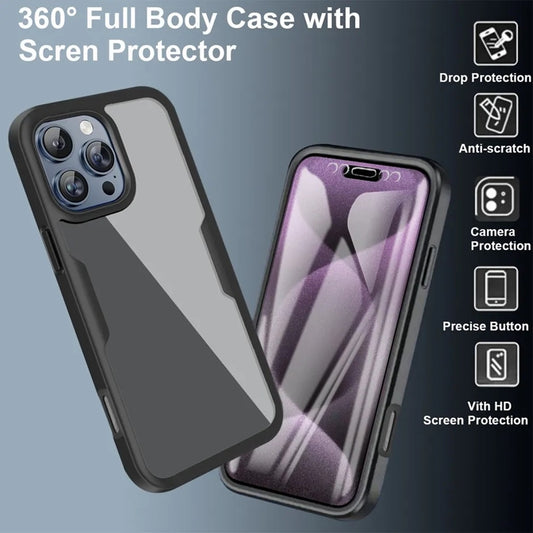 Hoes voor Apple iPhone 17 Pro, Techsuit, ColorVerse 360, Roze