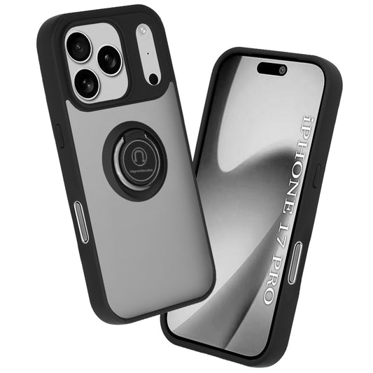 Hoes voor Apple iPhone 17 Pro, Techsuit, Glinth, Zwart