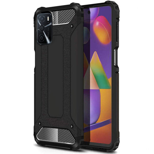 Hoes voor Apple iPhone 17 Pro, Techsuit, Hybrid Armor, Zwart