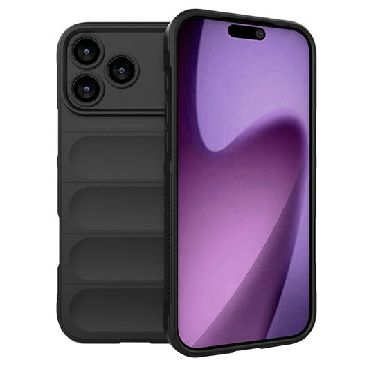 Hoes voor Apple iPhone 17 Pro, Techsuit, Magic Shield, Zwart