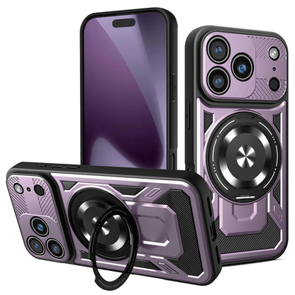 Hoes voor Apple iPhone 17 Pro, Techsuit, RuggedCam, Paars