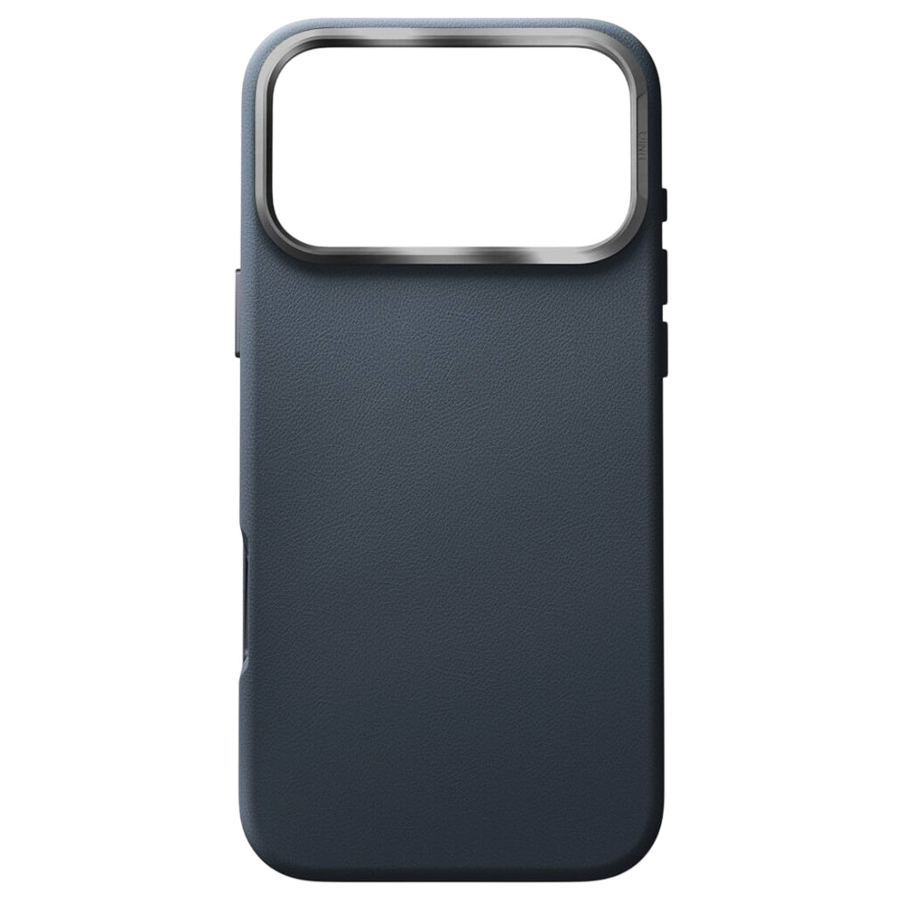Hoes voor Apple iPhone 17 Pro, UNIQ, Lyden Leatherette, Blauw