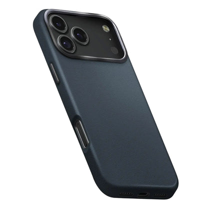 Hoes voor Apple iPhone 17 Pro, UNIQ, Lyden Leatherette, Blauw