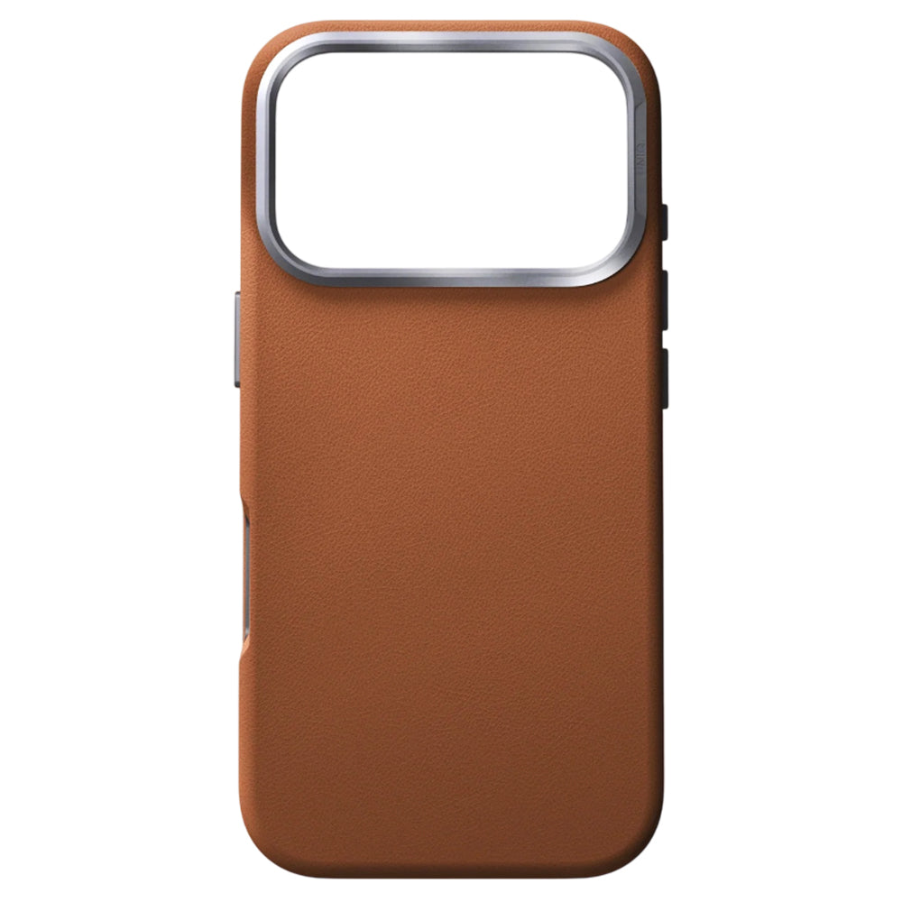 Hoes voor Apple iPhone 17 Pro, UNIQ, Lyden Leatherette, Bruin