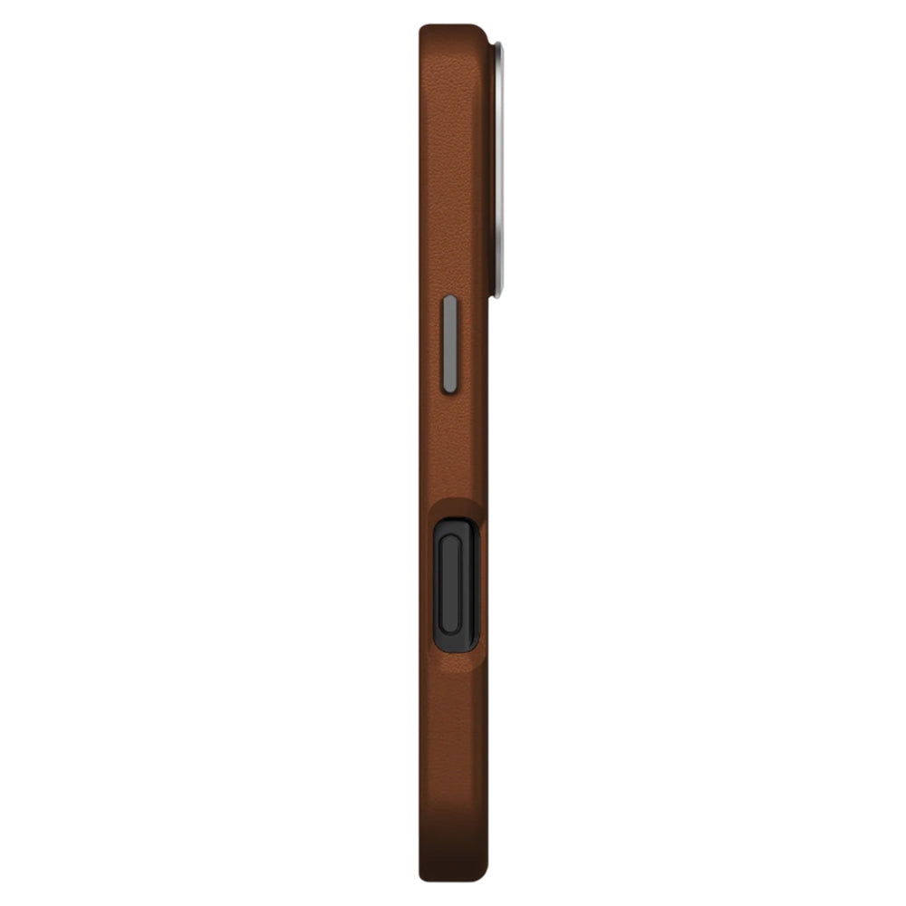 Hoes voor Apple iPhone 17 Pro, UNIQ, Lyden Leatherette, Bruin