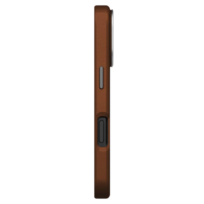Hoes voor Apple iPhone 17 Pro, UNIQ, Lyden Leatherette, Bruin