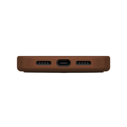 Hoes voor Apple iPhone 17 Pro, UNIQ, Lyden Leatherette, Bruin
