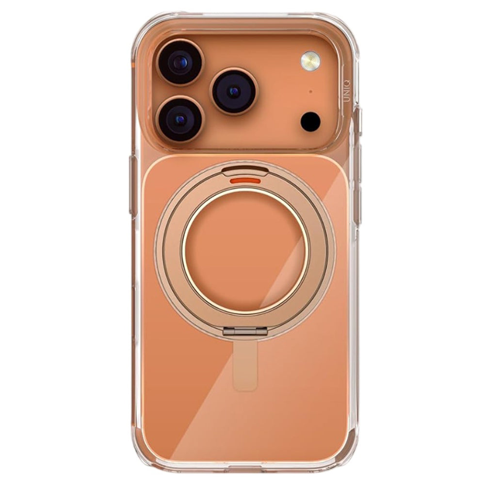 Hoes voor Apple iPhone 17 Pro, UNIQ, Swivix, Goud