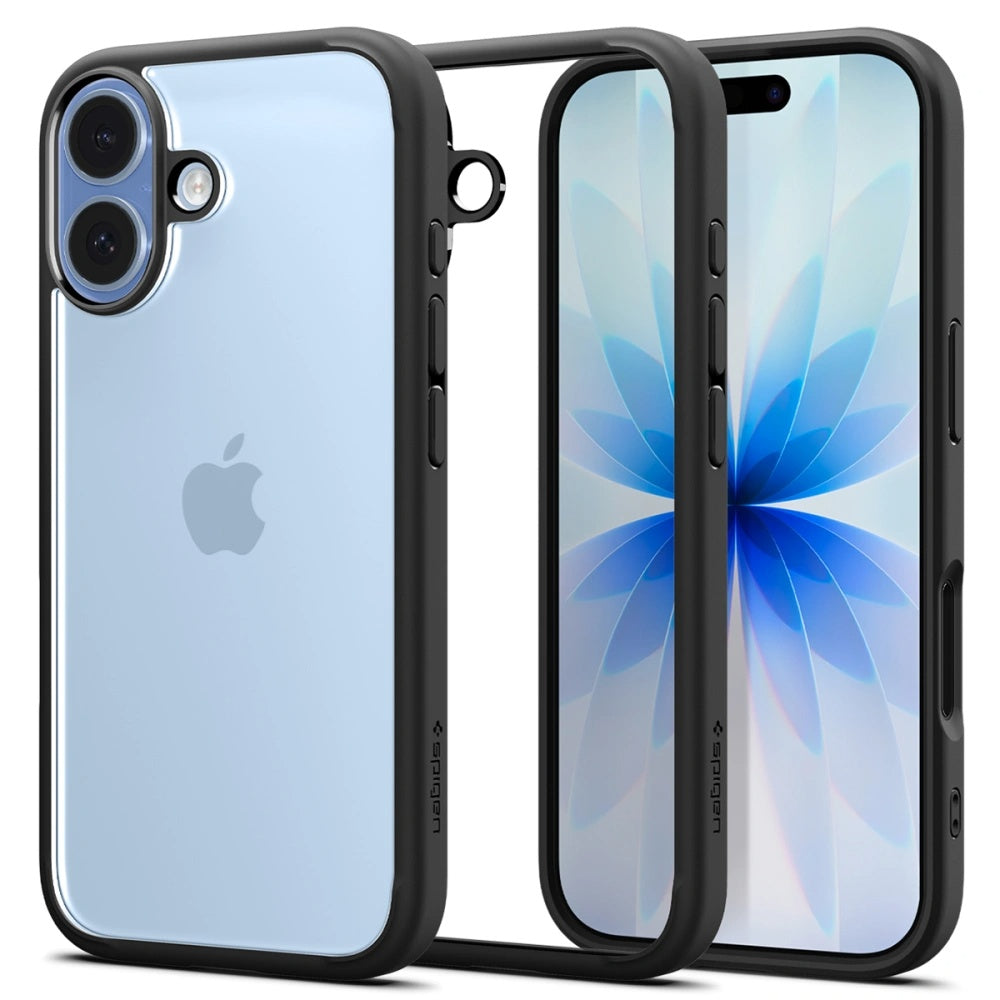 Hoes voor Apple iPhone 17, Spigen, Ultra Hybrid, Matzwart
