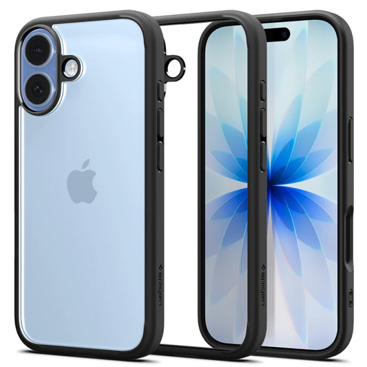 Hoes voor Apple iPhone 17, Spigen, Ultra Hybrid, Matzwart