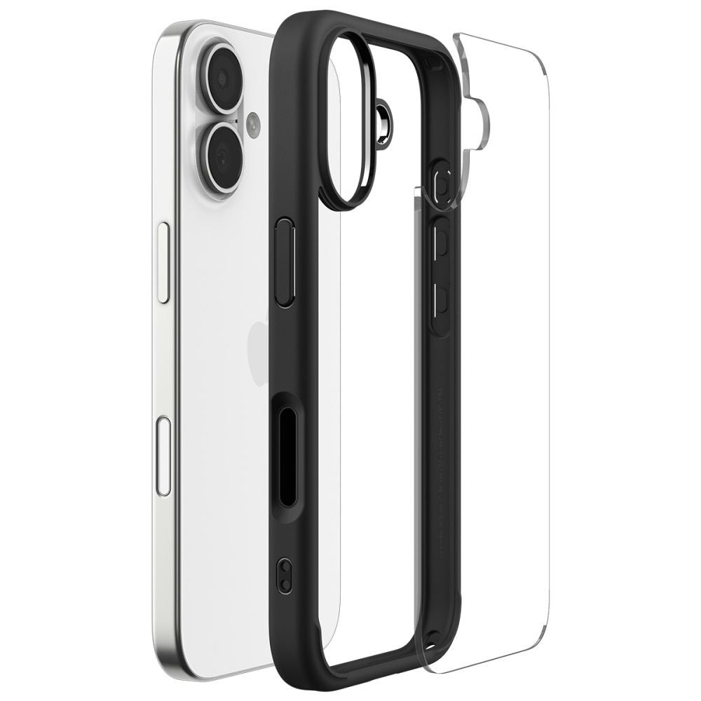 Hoes voor Apple iPhone 17, Spigen, Ultra Hybrid, Matzwart