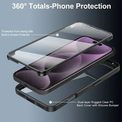 Hoes voor Apple iPhone 17, Techsuit, ColorVerse 360, Blauw