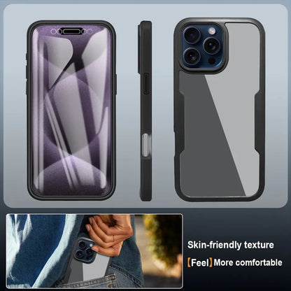 Hoes voor Apple iPhone 17, Techsuit, ColorVerse 360, Blauw