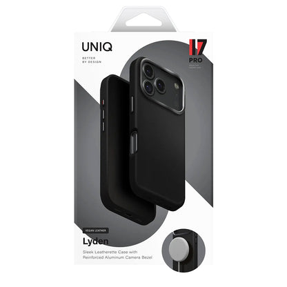 Case for Apple iPhone 17, UNIQ, Lyden Leatherette, Gray