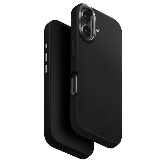 Hoes voor Apple iPhone 17, UNIQ, Lyden Leatherette, Zwart